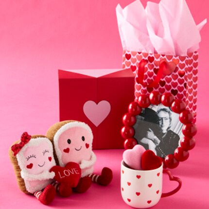 Valentine's Day gifts and packaging