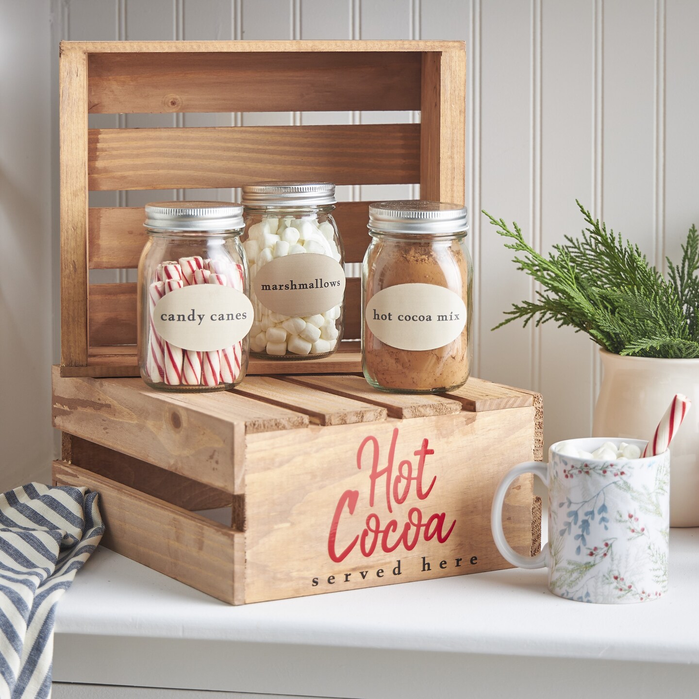hot cocoa bar crate