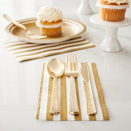 Gold Party Tableware