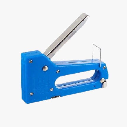 blue staple gun