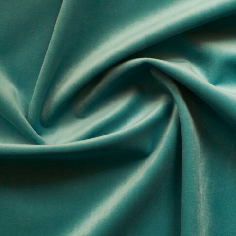 teal velvet fabric 