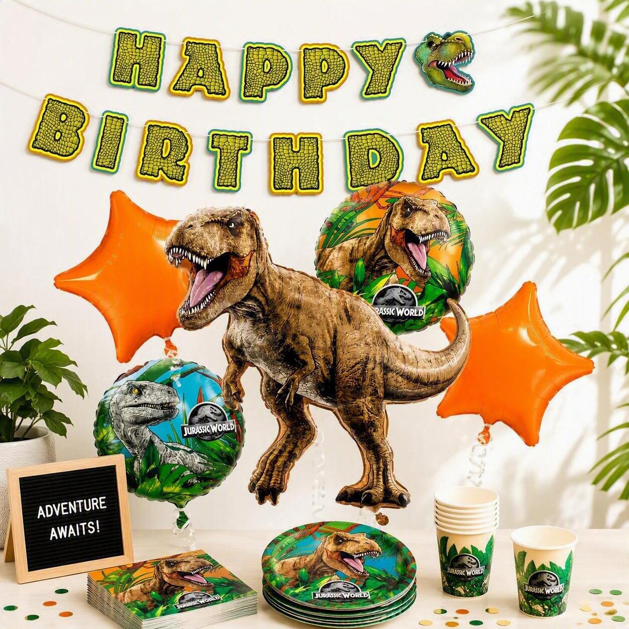 Dinosaur themed party supplies