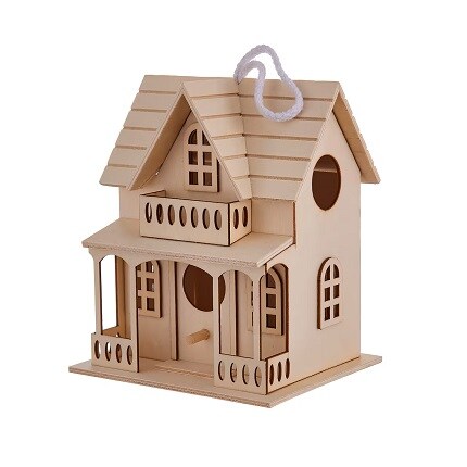 wooden birdhouse