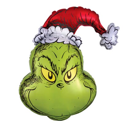 Christmas themed inflated balloons