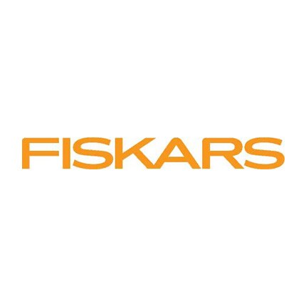 Fiskars logo in orange letters