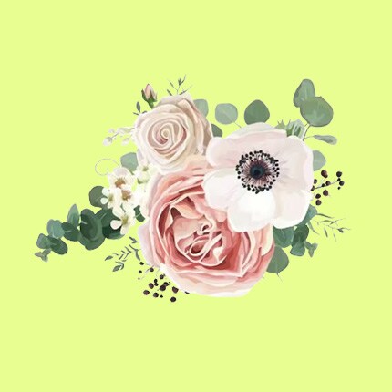 floral wall sticker