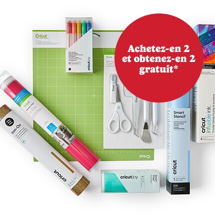 Cricut® Vinyl, Iron-On Rolls, Mats & Tools