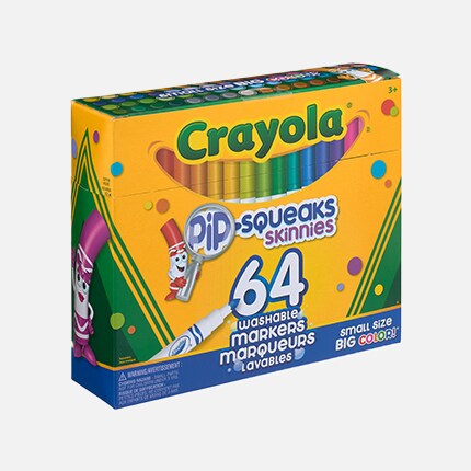 Squeaks Crayola 64 pack markers