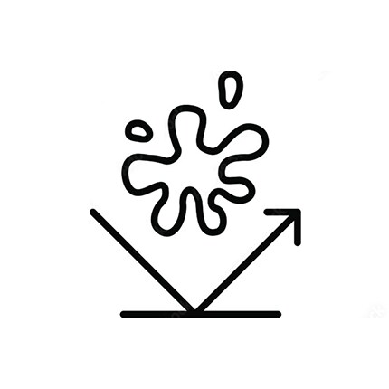 stain resistant fabric icon