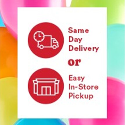 Buy online Pick up in store or Same-day deliver balloons 