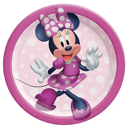 minnie party plate