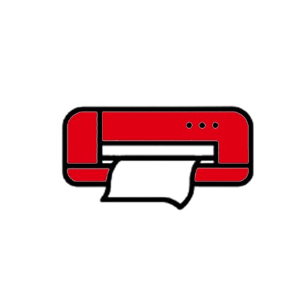 black line icon of craft machine