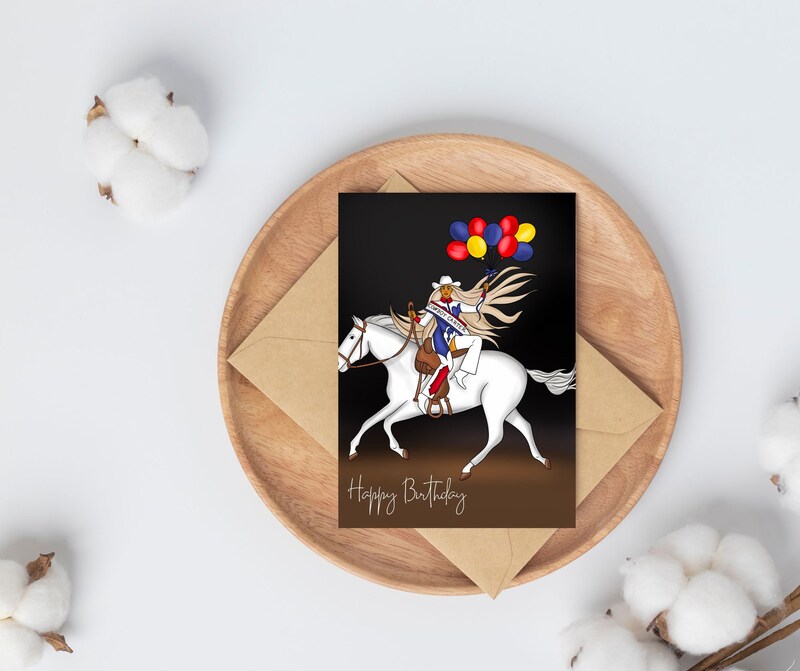 cowboy birthday card