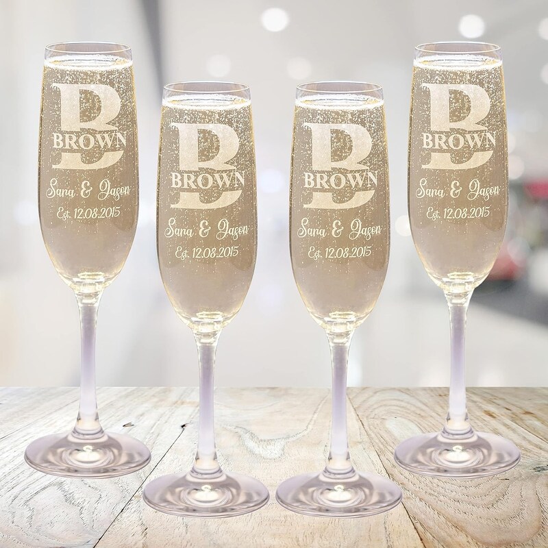 wedding champagne glasses