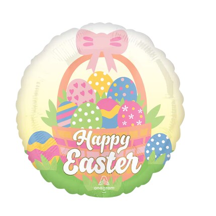 Easter themed inflated balloons