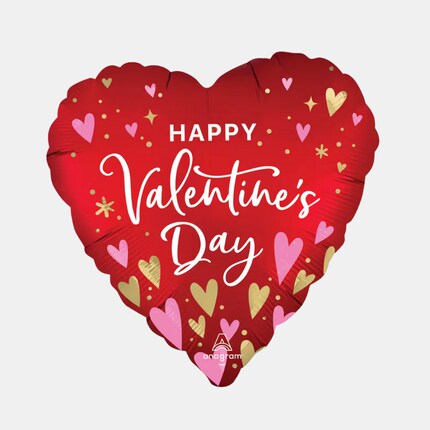 valentine's day foil balloon