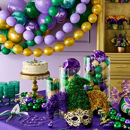 Mardi Gras party supplies