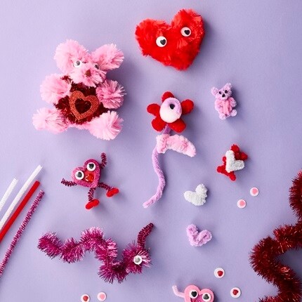 Kids valentine's craft basics