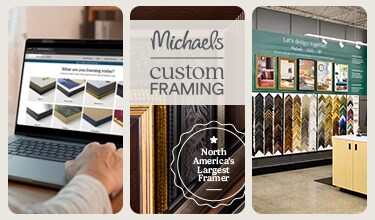 Michaels NEW designer frames experience 