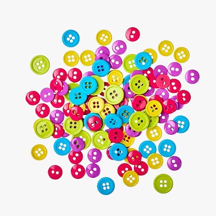 pile of colorful buttons