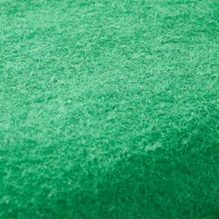 green felt fabric