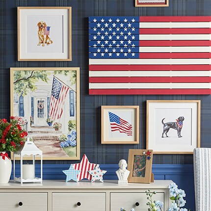 Red, White & Blue Decor